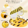 Baby Float with Roof Foot Float, Cute Bee, UV Protection,
