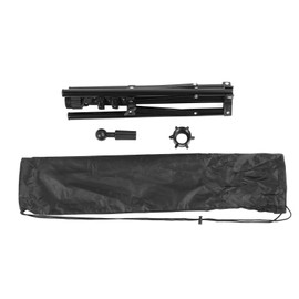 Wig Head Stand Tripod Aluminum Alloy Adjustable Height Portable Mannequin Head Stand Holder for Cosmetology Hairdressing Training