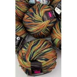 Janacot Italian Yarn ISPE Paolo Scettri 100% Cotton, Variegated, lot of 2 balls