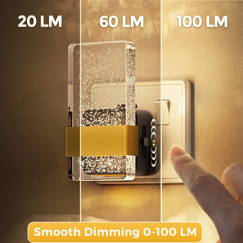LOHAS-LED Night Light, Plug in Night Light with Light Sensor,