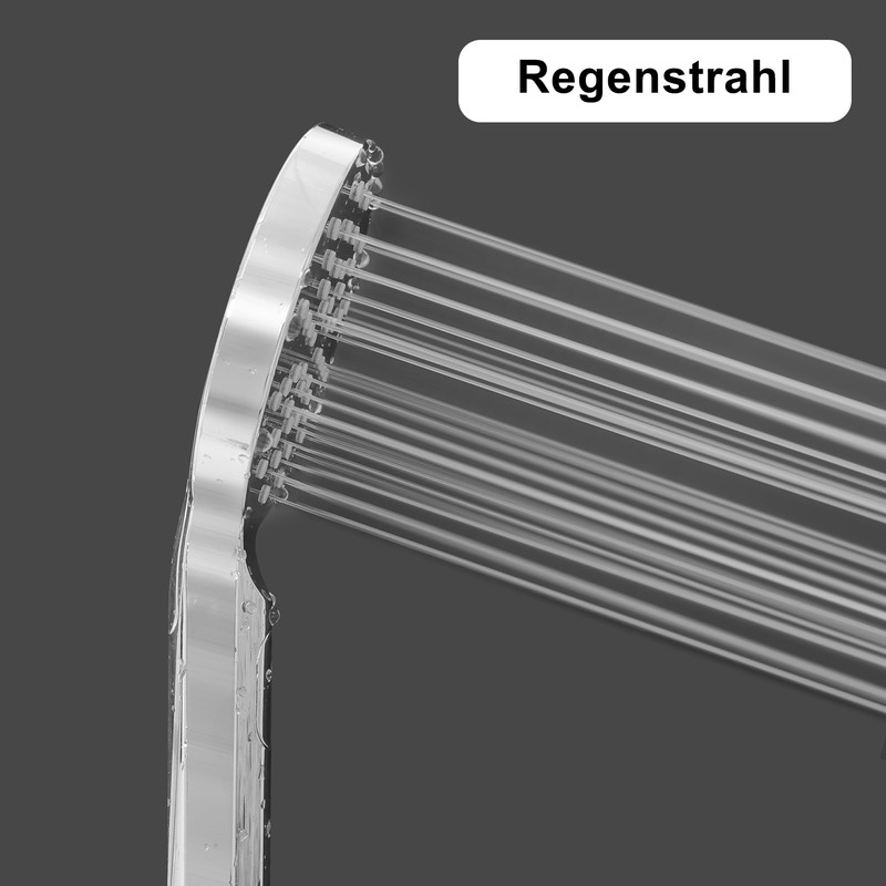 JOHO Large Shower Head Rain Shower Hand Shower with 3