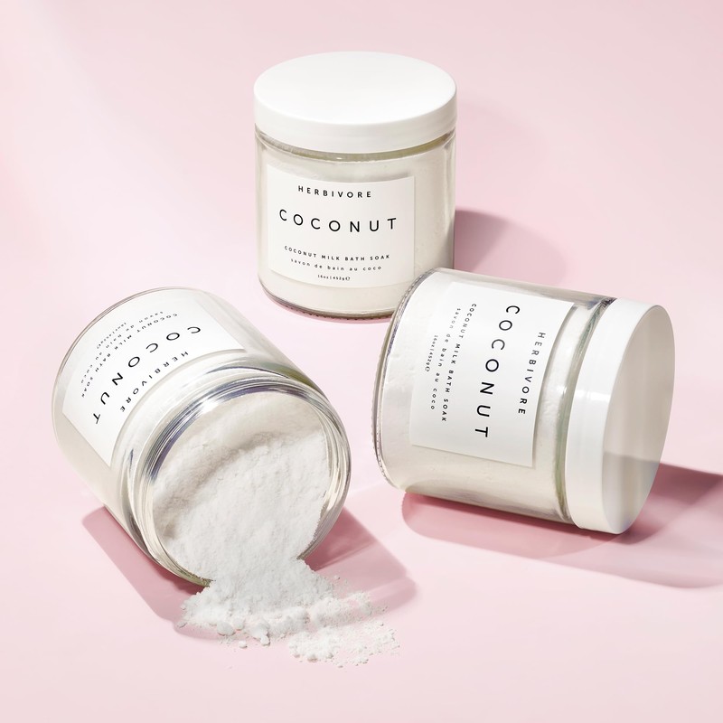 HERBIVORE Coconut Milk Bath Soak | Deeply Hydrating + Skin