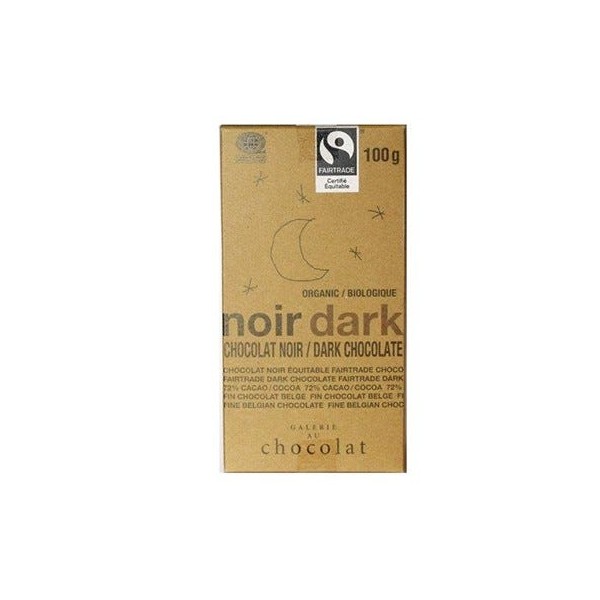 Galerie Au Chocolat Organic Dark Chocolate Bar Noir Dark 100g