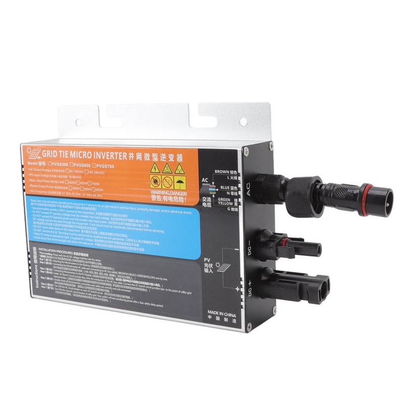 Solar Inverter Micro Aluminium Alloy IP55 Protection Grid Tie Inverter