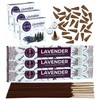 Lavender Incense Sticks & Incense Cones Combo Pack - 60