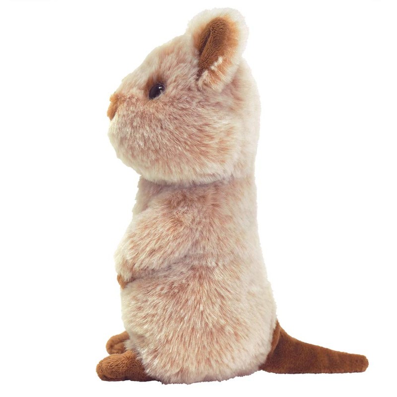 Sun Lemon P-7142 Fluffy Quokka, Brown, S, 4.5 x 2.8