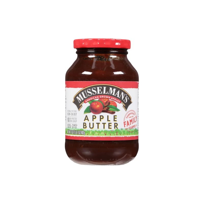 Musselmans Apple Butter 17 oz Jars (Pack of 3)