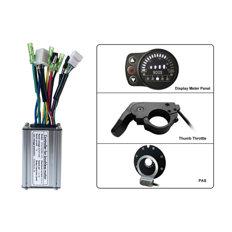 36V 48V 250W Electric Bike Conversion Kit Motor Controller Thumb