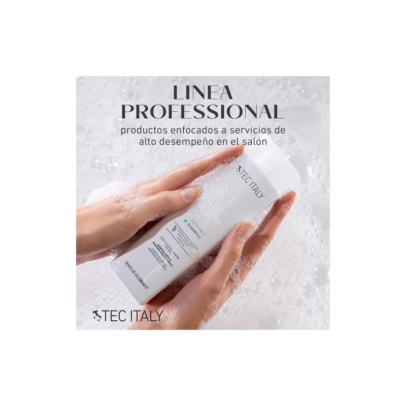 TEC ITALY Profondo Shampoo Cuidado y Limpieza Profunda del Cabello