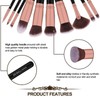 BS-Mall 18pcs BS-MALL Makeup Brushes Premium Synthetic Professional Eye Brushes
