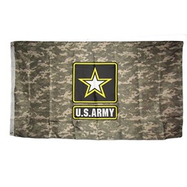 Camo U.S. Army Flag with Gold Star 3x5 ft Digital Camouflage One Strong US NEW