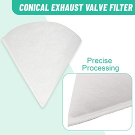 VEOIRXU 10 cone filter DN 125, filter ventilation system, length 180 mm, filter fleece, cone filter, filter mats for ventilation systems, suitable for all types of ventilation systems in the home