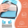 AUSTYLCO Wheelchair Lateral Support Cushion, Blue, Modern Style, Pillow Back,