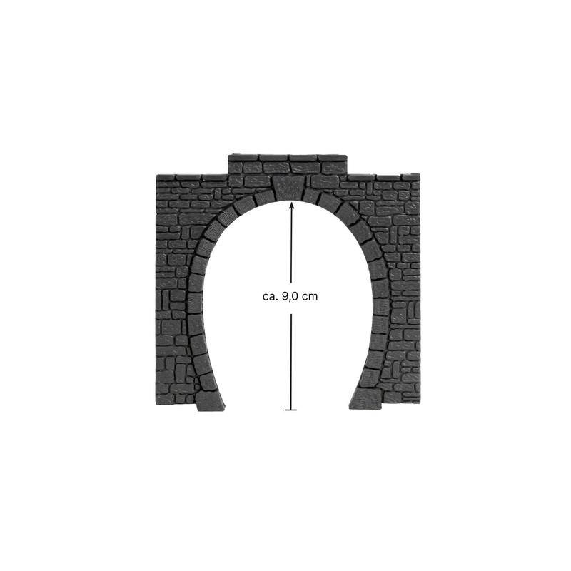Ancora Tunnel Portal, a 1 corsia H0 (2 st)