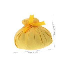 FRCOLOR 2pcs Thai Herbal Compress Balls with Wormwood Portable Hot Compress Bag for Massage for Muscle Relief and Relaxation Versatile Use for Home and Spa