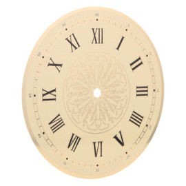 Operitacx 2pcs DIY Clock Dial Replacement Reusable Aluminum Round Dial for Easy Clock Making Smooth Surface for Personal for Home Decor