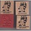 Hauke Trade Raccoon Stamp for Teacher and School on Homework