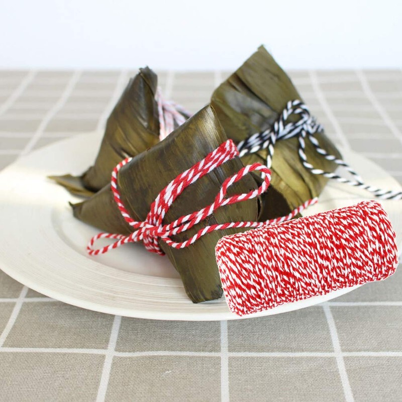Cotton Bakers Twine, Red and White String Twine Rope Butchers