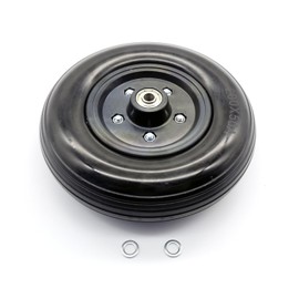 8" x 2" (200x50) Heavy Duty Wheel,8 inch Caster for Bariatric Wheelchairs,Transport Chair. 5/16" (8 mm) Bearing, 2-3/8" (60 mm),Heavy Duty Wheelchair Replacement parts,STDS1075 (1Ea,Black)