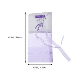 STOBOK Floral Printing Sachet Bag Set Empty Lavender Bags Perfect for Wedding Favor