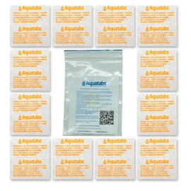 Hygiene4less Emergency Water Purification Travel Pack 1 tablet per Litre Water Box of 50