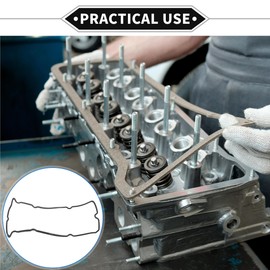 VekAuto Valve Cover Gasket Compatible for Nissan X-Trail 2002-2013, Durable Rubber Black Cylinder Head Valve Seal Gasket Cylinder Head Cover