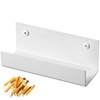 Blulu 4 Pieces Wall Mount Ladder Wall Wheelbarrow Hanger Steel