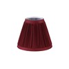 Aspen Creative 33124-2 Small Pleated Empire Shape Chandelier Clip-On Lamp