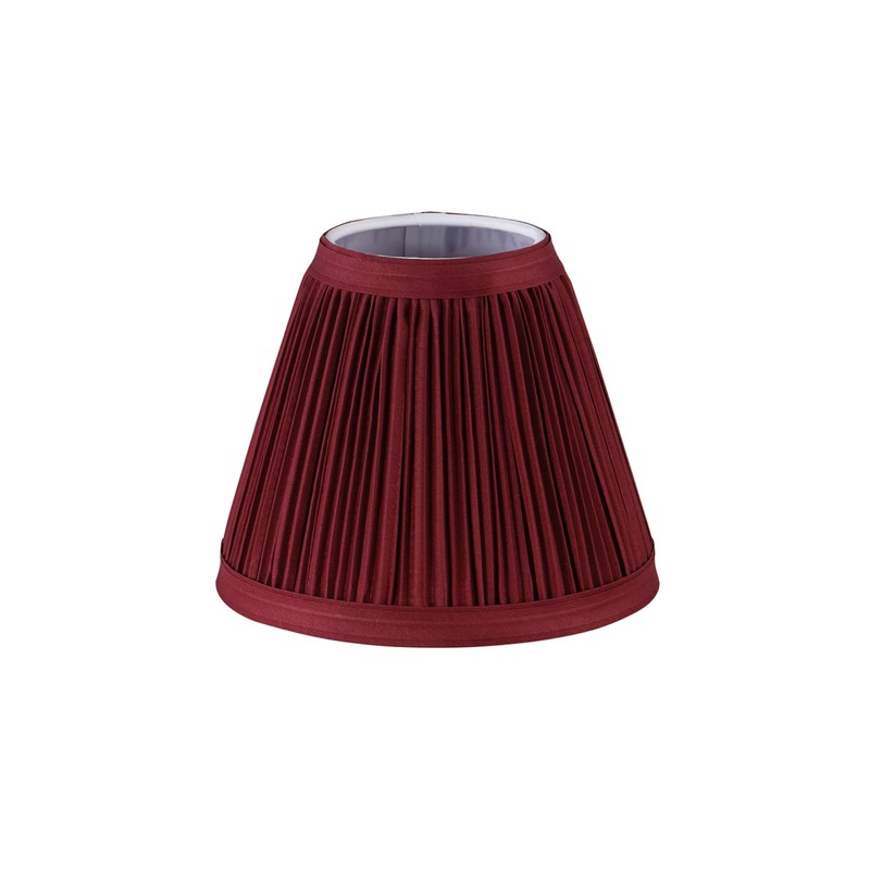 Aspen Creative 33124-2 Small Pleated Empire Shape Chandelier Clip-On Lamp