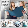 Dunwell 12x18 Art Portfolio Binder with Black Mounting Paper (Blue),