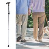 Telescopic Walking Stick Thicken Lightweight Aluminium Alloy Foldable Adjustable Hiking