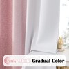 Geomoroccan Ombre 100% Blackout Curtains 63 Inch Length 2 Panels