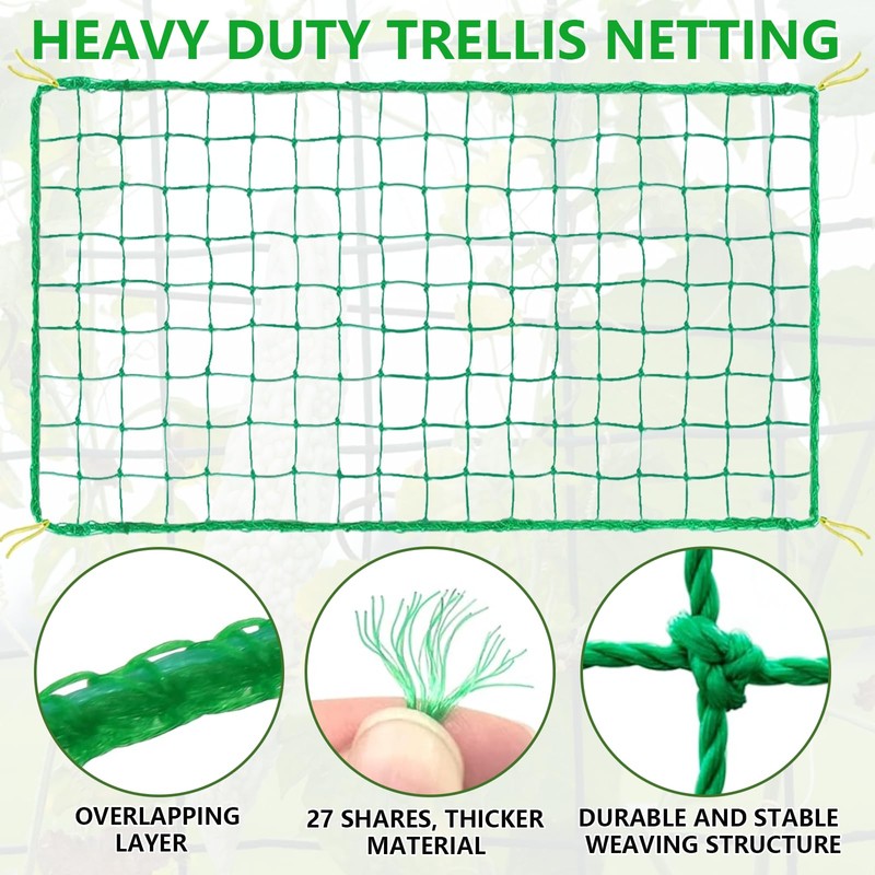 Trellis Net for Climbing Plants, 2 x 5 m, Plant