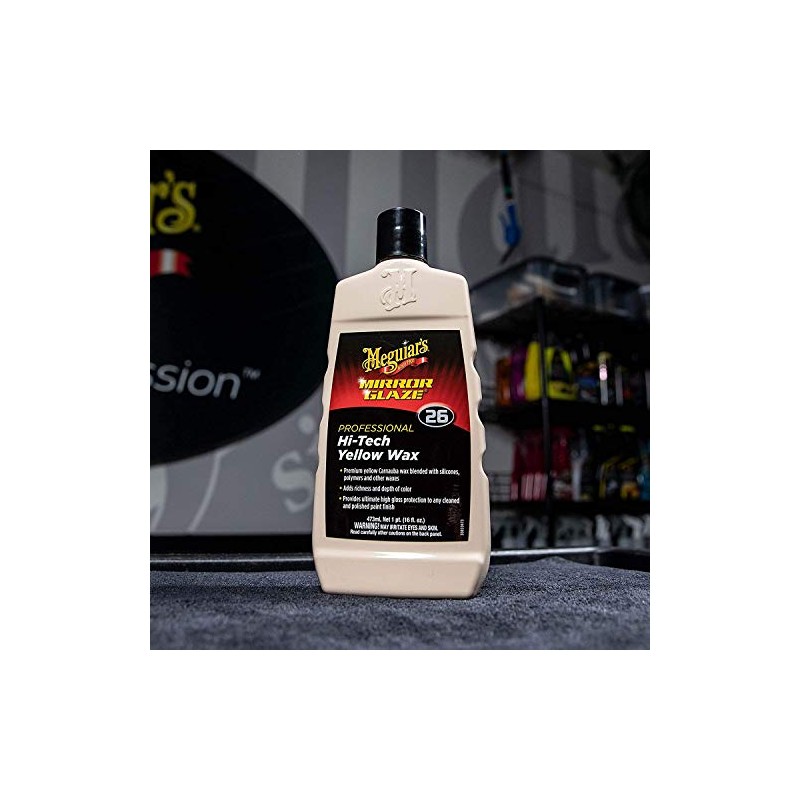 Meguiars Mirror Glaze Hi-Tech Yellow Wax 473ml