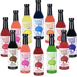 12.7oz Snow Cone Syrups Party Kit (12 Pack)