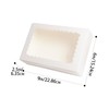 Gcardist 15Pcs White Cookie Box with Window 22.9x15.2x6.4cm Pastry Macaron