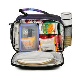 Lunch Box Insulated Soft Lunch Bag Lunch Container Universe Galaxy Nebula Space for Office Work School Picnic Beach