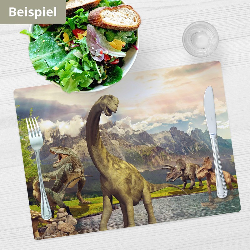 Placemat | Washable Place Mat - Dinosaur - 44 x