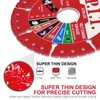 P.I.T. 3-Pack 4-1/2" Vacuum Brazed Diamond Cutting Disc, 7/8" Arbor