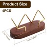 YMKWZ Business Card Holder Wood Card Holder Display Large Capacity