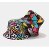 Quanhaigou Triangle Printed Bucket Hats Unisex Summer Travel Beach Fisherman