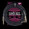 Ernie Ball - Cable trenzado para instrumentos, recto/acodado, 7,6 m,