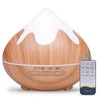 GLOXA 500ML Essential Oil Diffuser, Aromatherapy Diffuser with Remote Control,