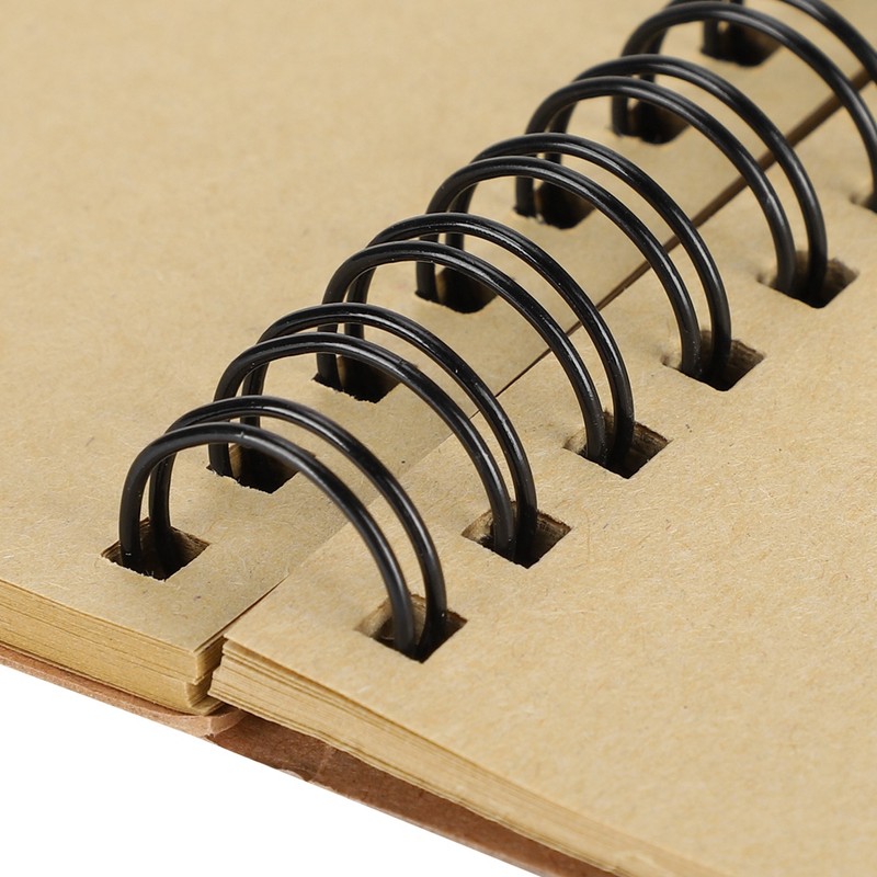 4Pcs Kraft Paper Sketchbook Retro Sketch Pad HandPainted Thick Art