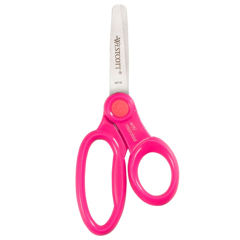 Westcott 14871 Right- and Left-Handed Scissors, Kids' Scissors, Back to