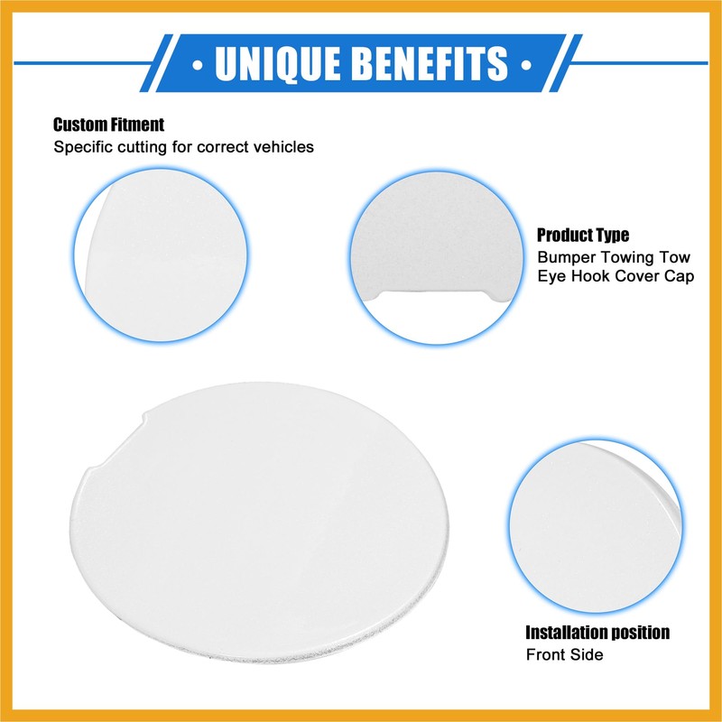 Partuto Car Towing Tow Eye Hook Cover Cap Compatible for