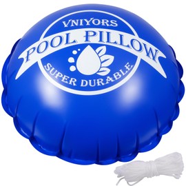 VniYors Winter Pool Cushion, 120 x 120 cm, Air Cushion, Pool Winter, Inflatable Pool Cover, Includes 15 m Rope