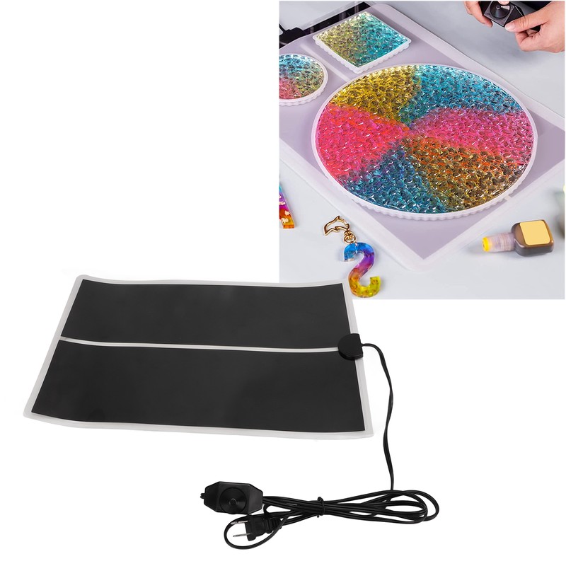 Resin Epoxy Heating Pad Heat Insulation Mat Silicone Mat Set