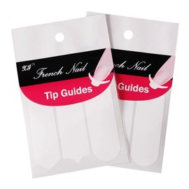 240 Pcs White Nail Sticker,Manicure Nail Art Tips Form Guide Sticker Edge Tape DIY Stencil Tool, Nail Stencils for Nail Art,Nail Stencils，Nail Art Stickers and Decals