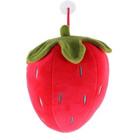 ifundom Stuffed Strawberry Plush Pillows, 21cm Strawberry Shaped Throw Pillow Super Soft Girls Pillows, Red